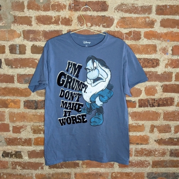 Disney Tops - Disney Unisex Medium I'm Grumpy Don't Make it Worse T-shirt‎